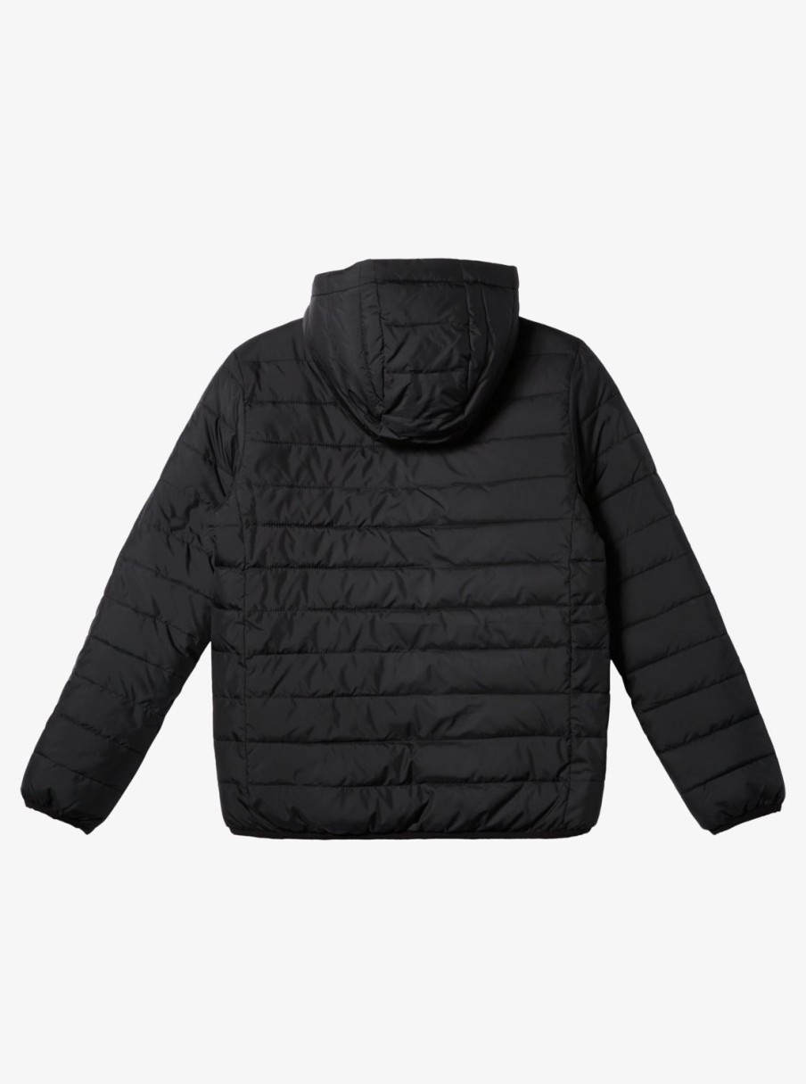 Nino Quiksilver Chaquetas & Abrigos | Scaly - Chaqueta Acolchada Reversible Para Chicos 8-16 Black