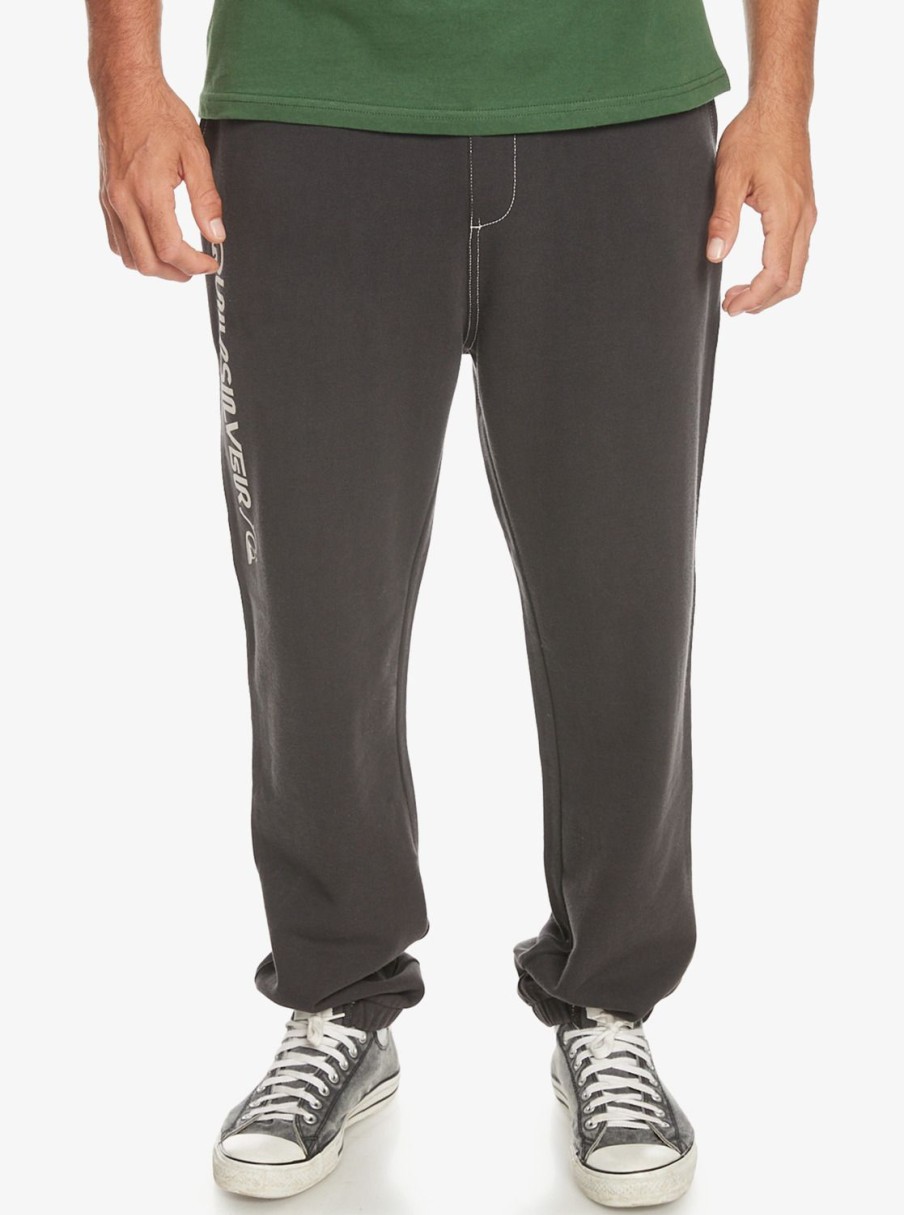 Hombre Quiksilver Pantalones | The Original - Pantalon De Chandal Para Hombre Black