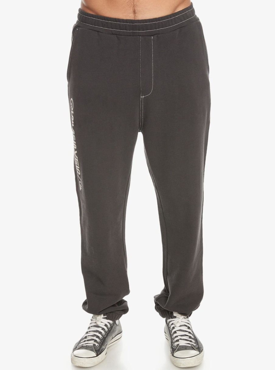 Hombre Quiksilver Pantalones | The Original - Pantalon De Chandal Para Hombre Black