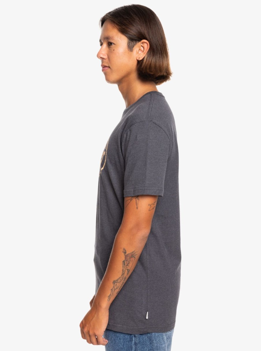 Hombre Quiksilver Camisetas & Polos | What We Do Best - Camiseta Para Hombre Charcoal Heather