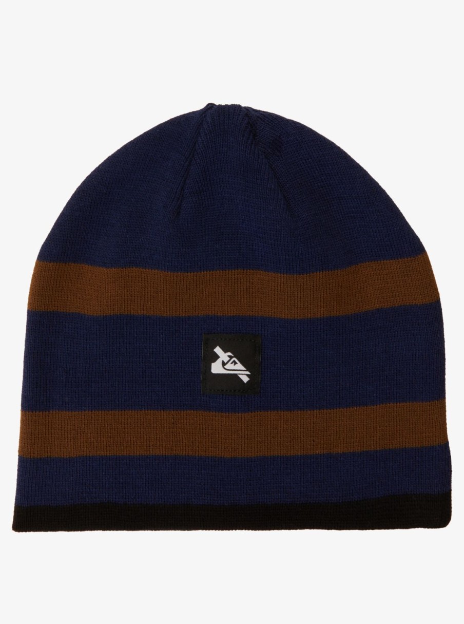 Hombre Quiksilver Accesorios | Snyc - Gorro Para Hombre Navy Blazer