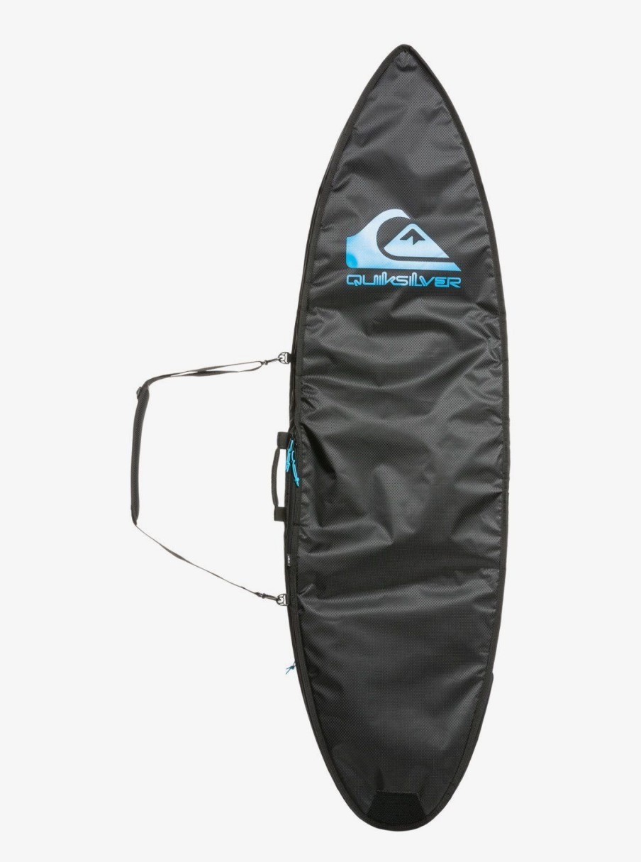 Hombre Quiksilver Fundas De Surf | Transit Shortboard 7 Ft - Bolsa De Viaje Para Tabla De Surf Black