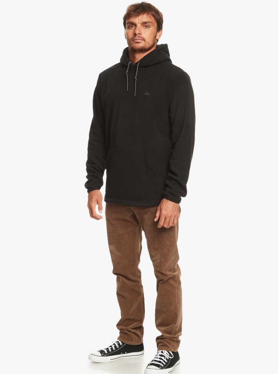 Hombre Quiksilver Sudaderas & Jerseis | Essentials - Polar Con Capucha Para Hombre Black