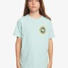 Nino Quiksilver Camisetas | Omni Circle - Camiseta Para Chicos 8-16 Pastel Turquoise