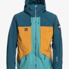 Hombre Quiksilver Chaquetas De Snow | Forever Stretch Gore-Tex® - Chaqueta Tecnica Snow Para Hombre Majolica Blue