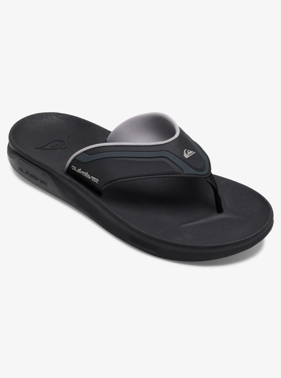 Hombre Quiksilver | Mathodic Recovery - Sandalias Para Hombre Black/Grey/Brown