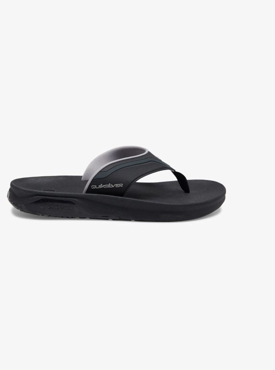 Hombre Quiksilver | Mathodic Recovery - Sandalias Para Hombre Black/Grey/Brown