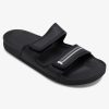 Hombre Quiksilver | Rivi Double - Sandalias Para Hombre Black/Grey/Black