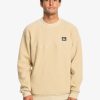 Hombre Quiksilver Sudaderas & Jerseis | Ocean View - Sudadera Para Hombre Pale Khaki