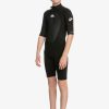 Nino Quiksilver Trajes De Surf | 2/2Mm Prologue - Short Sleeve Back Zip Springsuit For Boys Black