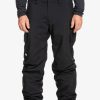 Hombre Quiksilver Pantalones De Snow | Porter - Pantalon Para Nieve Para Hombre True Black