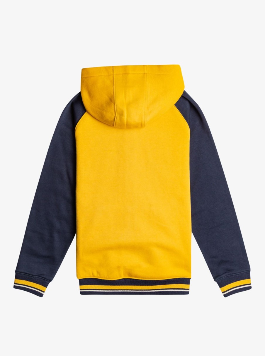 Nino Quiksilver Sudaderas | Return To School - Sudadera Con Capucha Y Cremallera Para Chicos 8-16 Navy Blazer