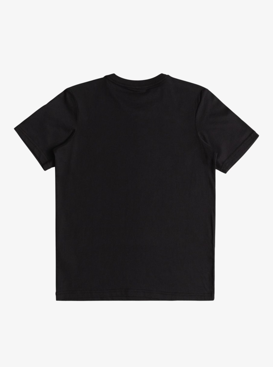 Nino Quiksilver Camisetas | Gradient Line - Camiseta Para Chicos 8-16 Black