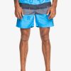 Hombre Quiksilver Trajes De Bano | Word Block 17" - Short De Natacion Para Hombre Blithe