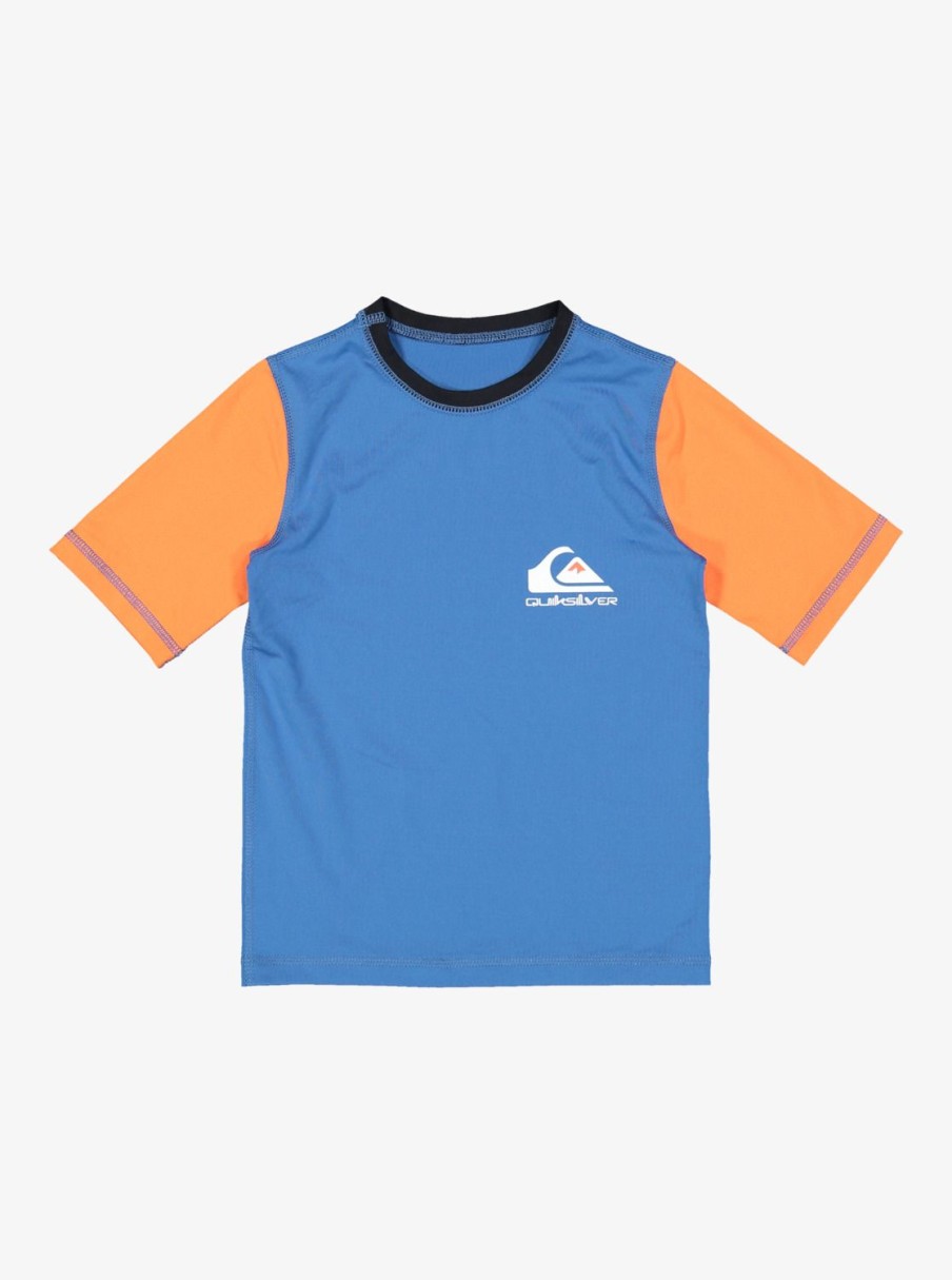 Nino Quiksilver Lycras | Heats Omni - Licra De Manga Corta Upf 50 Para Chicos 2-7 Vallarta Blue