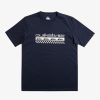 Nino Quiksilver Camisetas | Omni Check Turn - Camiseta Para Chicos 8-16 Navy Blazer