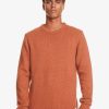 Hombre Quiksilver Sudaderas & Jerseis | Neppy - Jersey Cerrado Para Hombre Baked Clay