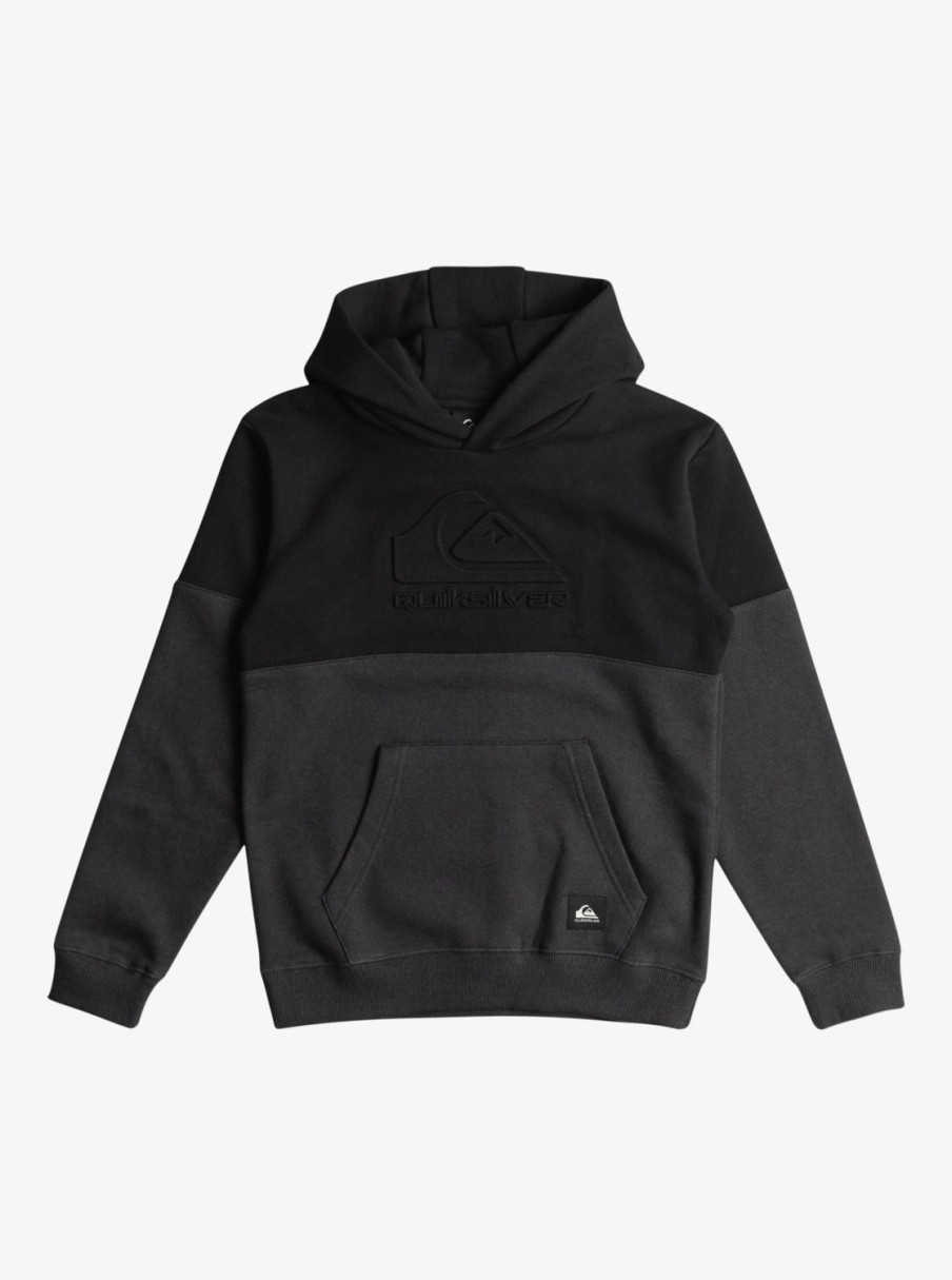 Nino Quiksilver Sudaderas | Emboss Hood - Sudadera Con Capucha Para Chicos 8-16 Black