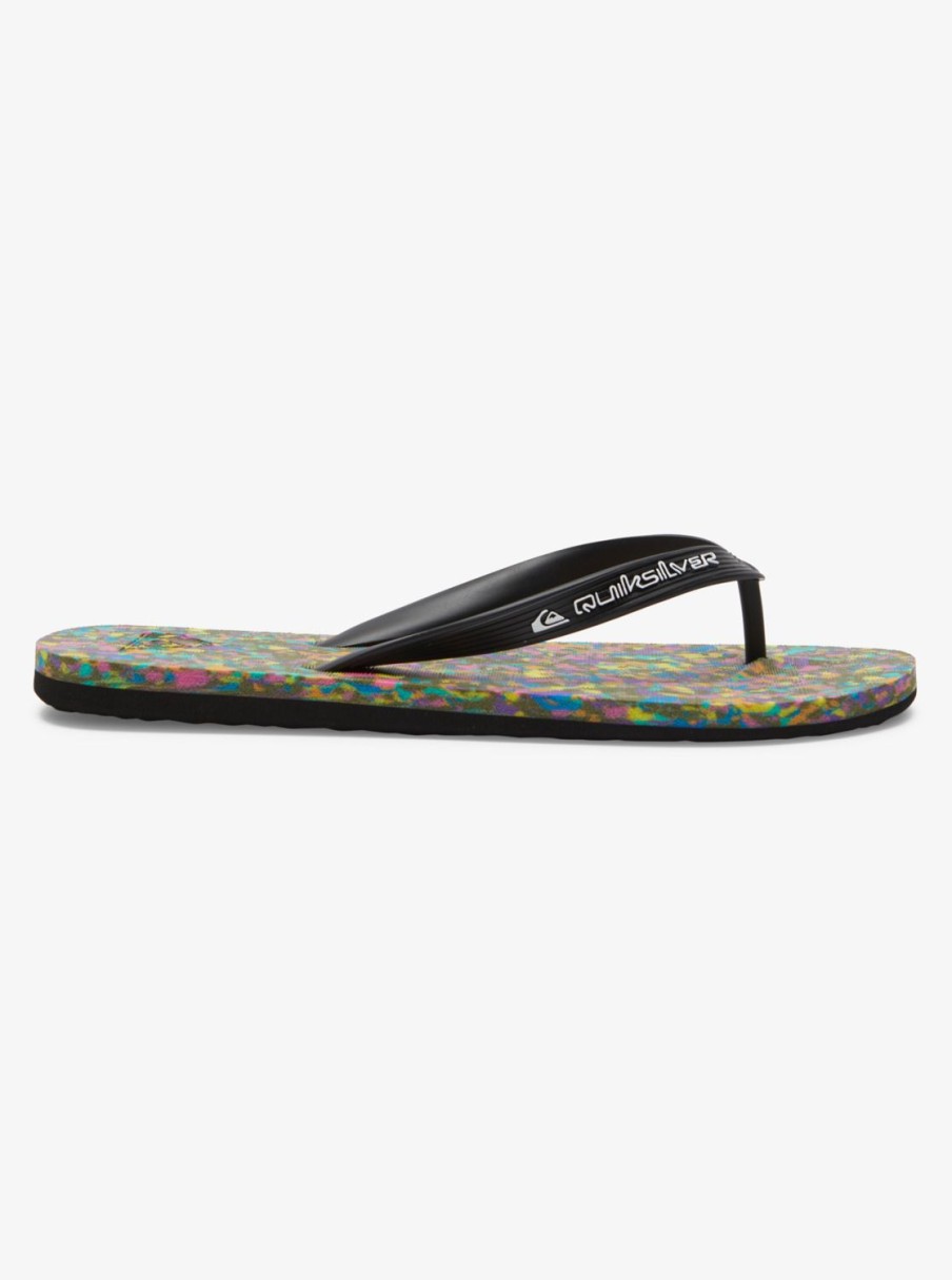 Hombre Quiksilver | Molokai Recycled - Chanclas Para Hombre Black/Blue/Black