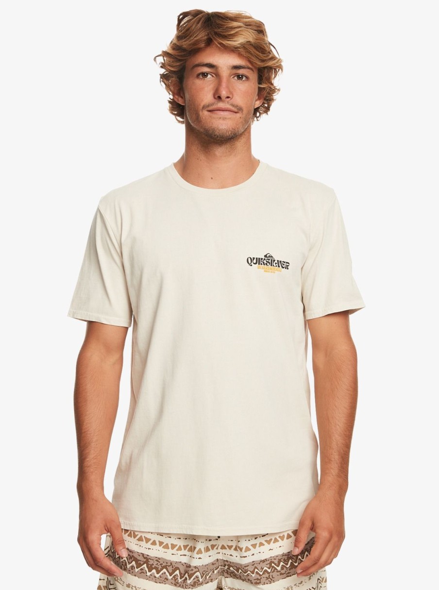 Hombre Quiksilver Camisetas & Polos | Bold Move - Camiseta Para Hombre Birch