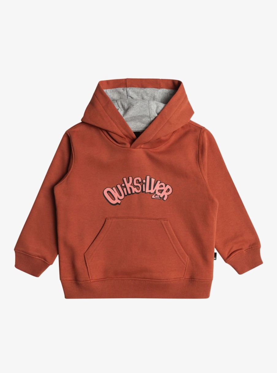 Nino Quiksilver Sudaderas | Monkey Circle - Sudadera Con Capucha Para Chicos 2-7 Baked Clay