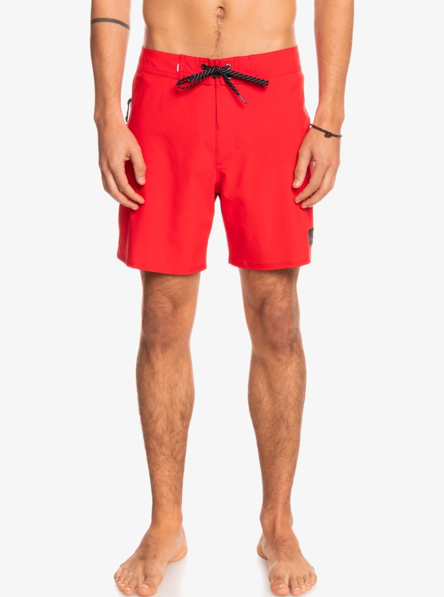 Hombre Quiksilver Boardshorts | Surfsilk Kaimana 16" - Boardshort Para Hombre High Risk Red