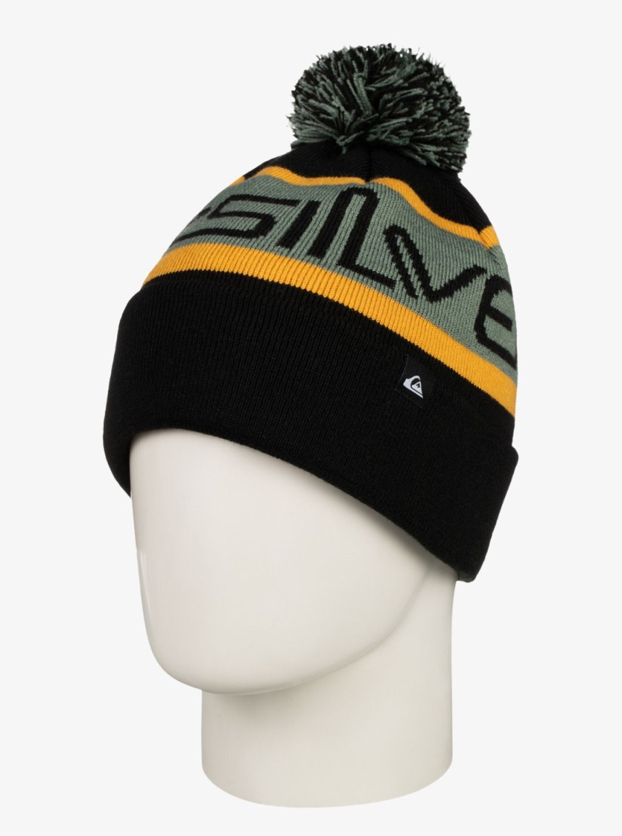 Hombre Quiksilver Accesorios | Summit - Gorro Para Hombre True Black