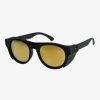 Hombre Quiksilver Gafas De Sol | Eliminator+ - Gafas De Sol Para Hombre Black/Flash Gold