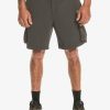 Hombre Quiksilver Pantalones Cortos | Run Ashore - Short Cargo Para Hombre Phantom