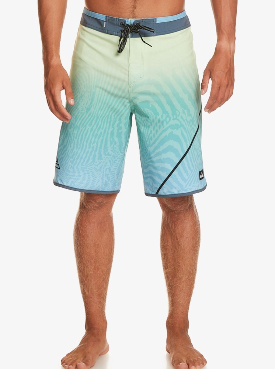 Hombre Quiksilver Boardshorts | Surfsilk New Wave 20" - Boardshorts Para Hombre Azure Blue