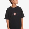 Nino Quiksilver Camisetas | Burn Out - Camiseta Para Chicos 10-16 Black