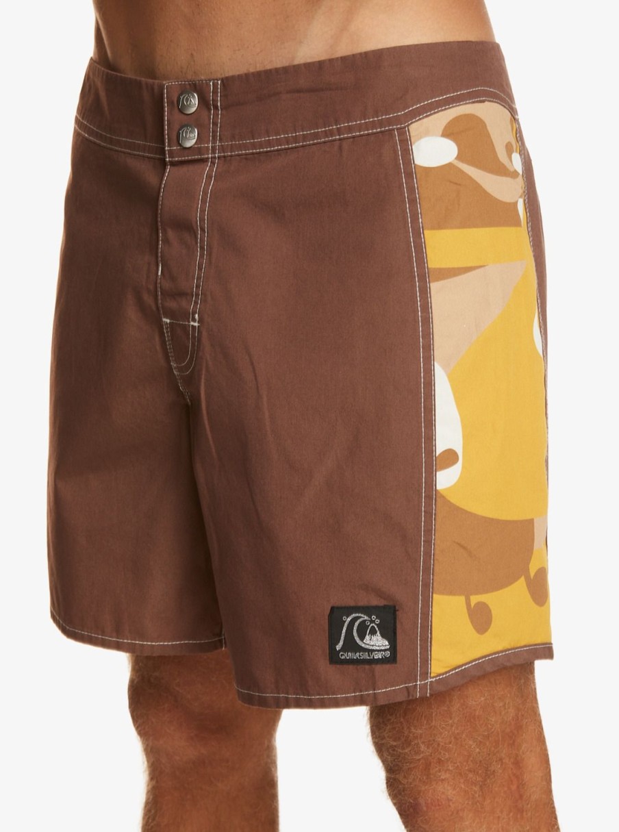 Hombre Quiksilver Boardshorts | Original Arch Andy Y Andy 16" - Boardshorts Para Hombre Dark Earth