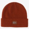 Hombre Quiksilver Accesorios | Performer - Gorro Con Dobladillo Para Hombre Baked Clay