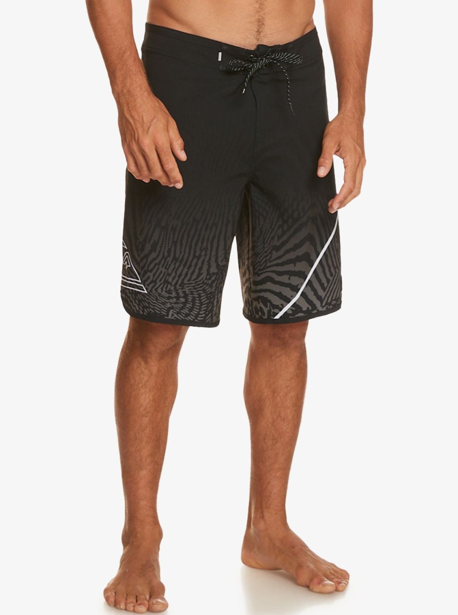 Hombre Quiksilver Boardshorts | Surfsilk New Wave 20" - Boardshorts Para Hombre Black