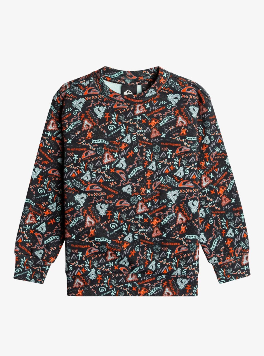 Nino Quiksilver Sudaderas | Next Gen - Sudadera Para Chicos 8-16 Black Red Orange Next Gen 233