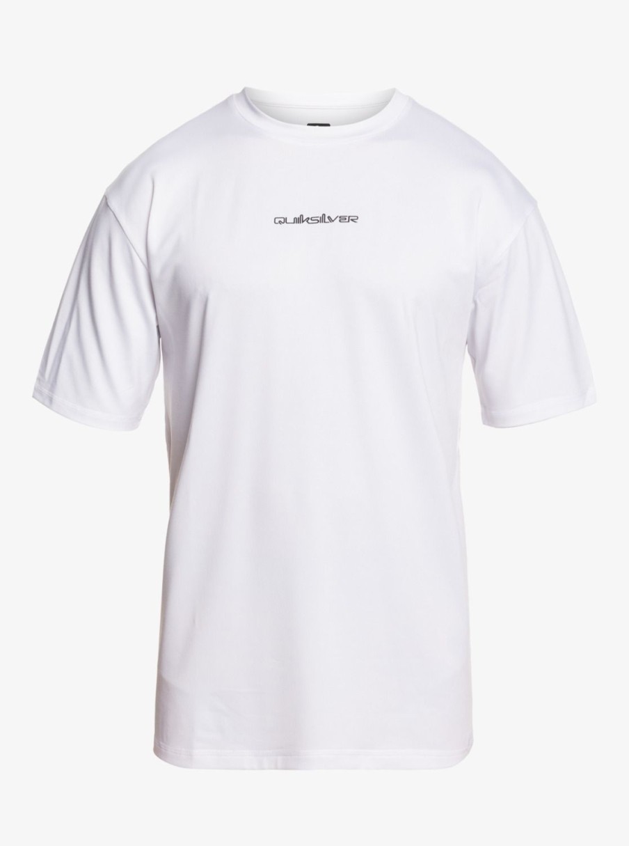 Hombre Quiksilver Lycras | Mix Session - Camiseta De Surf De Manga Corta Para Hombre Birch