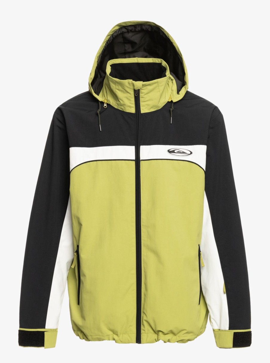 Hombre Quiksilver Chaquetas De Snow | Live Wire - Chaqueta Tecnica Snow Para Hombre Green Olive