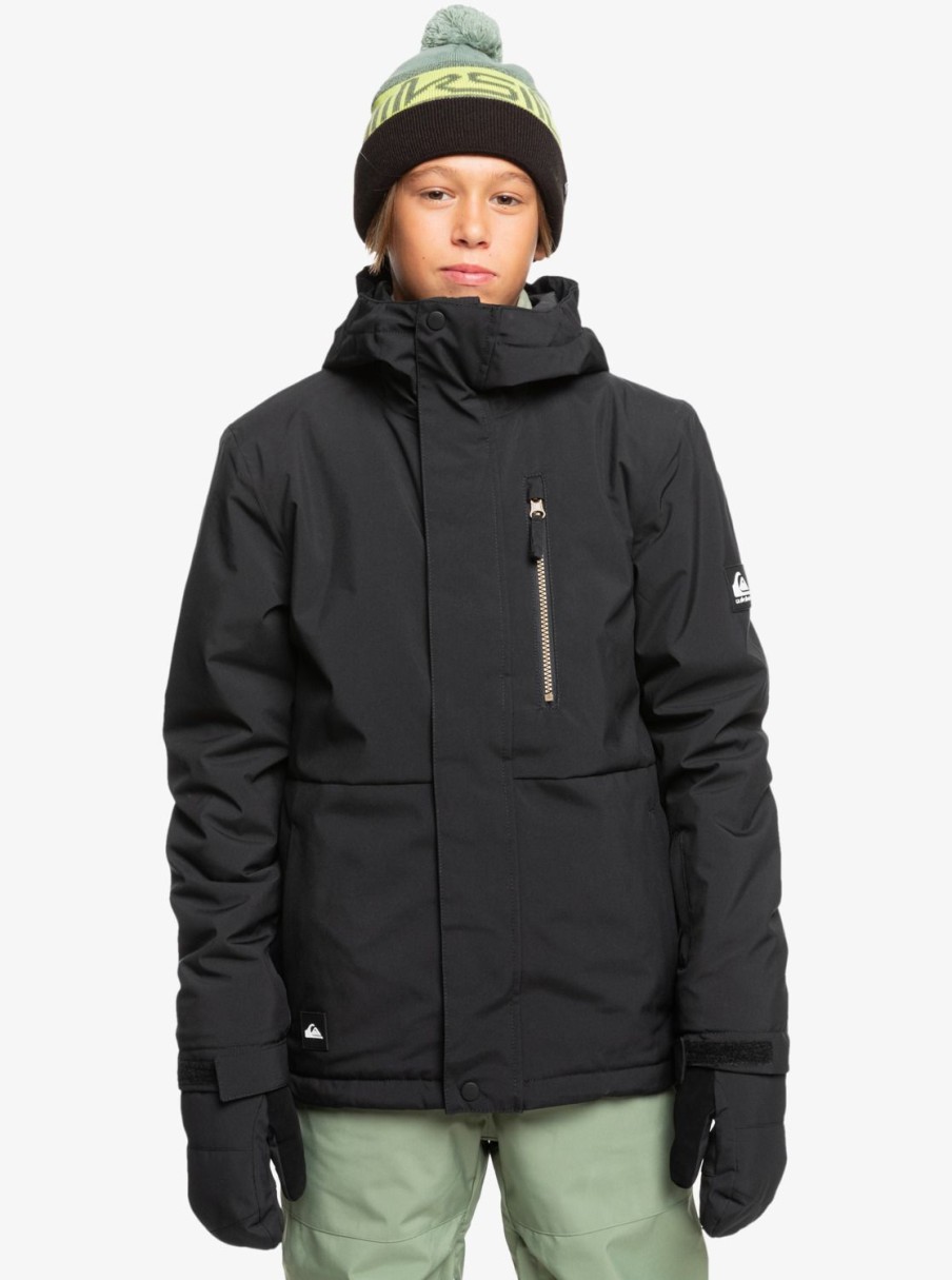 Nino Quiksilver Accesorios | Mission - Chaqueta Tecnica Snow Para Chicos True Black