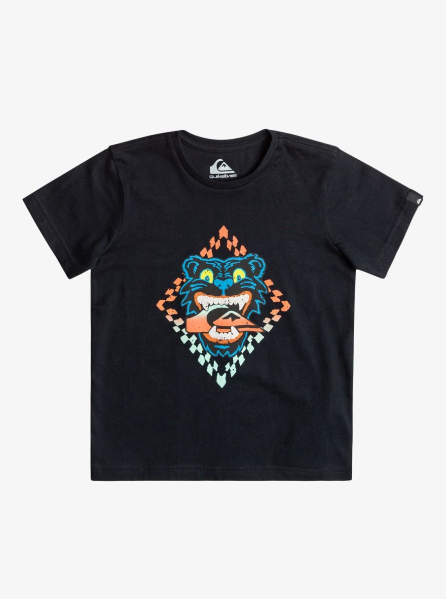 Nino Quiksilver Camisetas | Dirty Paws - Camiseta Para Chicos 8-16 Black