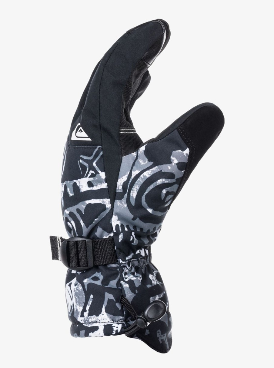 Hombre Quiksilver Accesorios | Mission - Guantes Para Snowboard/Esqui Para Hombre Snow Heritage True Black