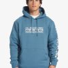 Hombre Quiksilver Sudaderas & Jerseis | Generator - Sudadera Con Capucha Para Hombre Aegean Blue