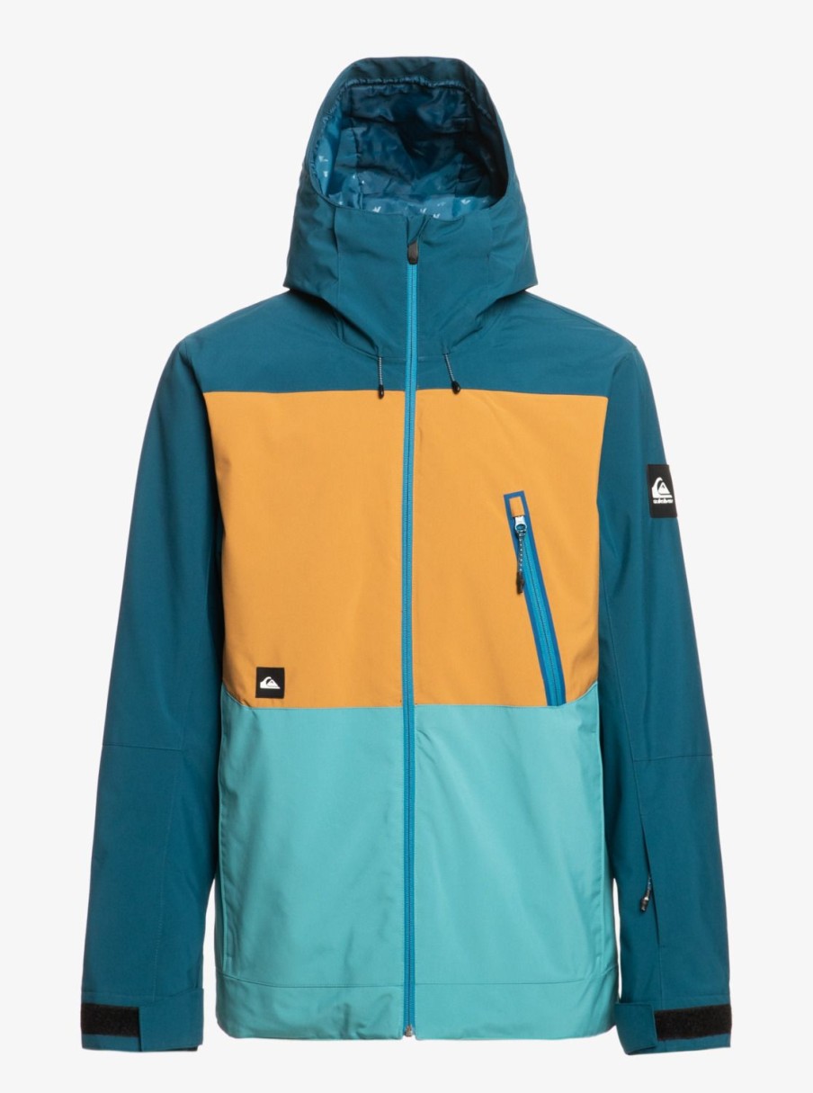 Hombre Quiksilver Chaquetas De Snow | Sycamore - Chaqueta Tecnica Snow Para Hombre Majolica Blue