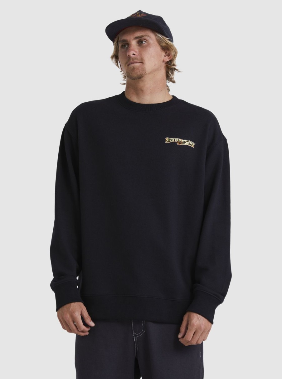 Hombre Quiksilver Sudaderas & Jerseis | Sof - Sudadera Para Hombre Black