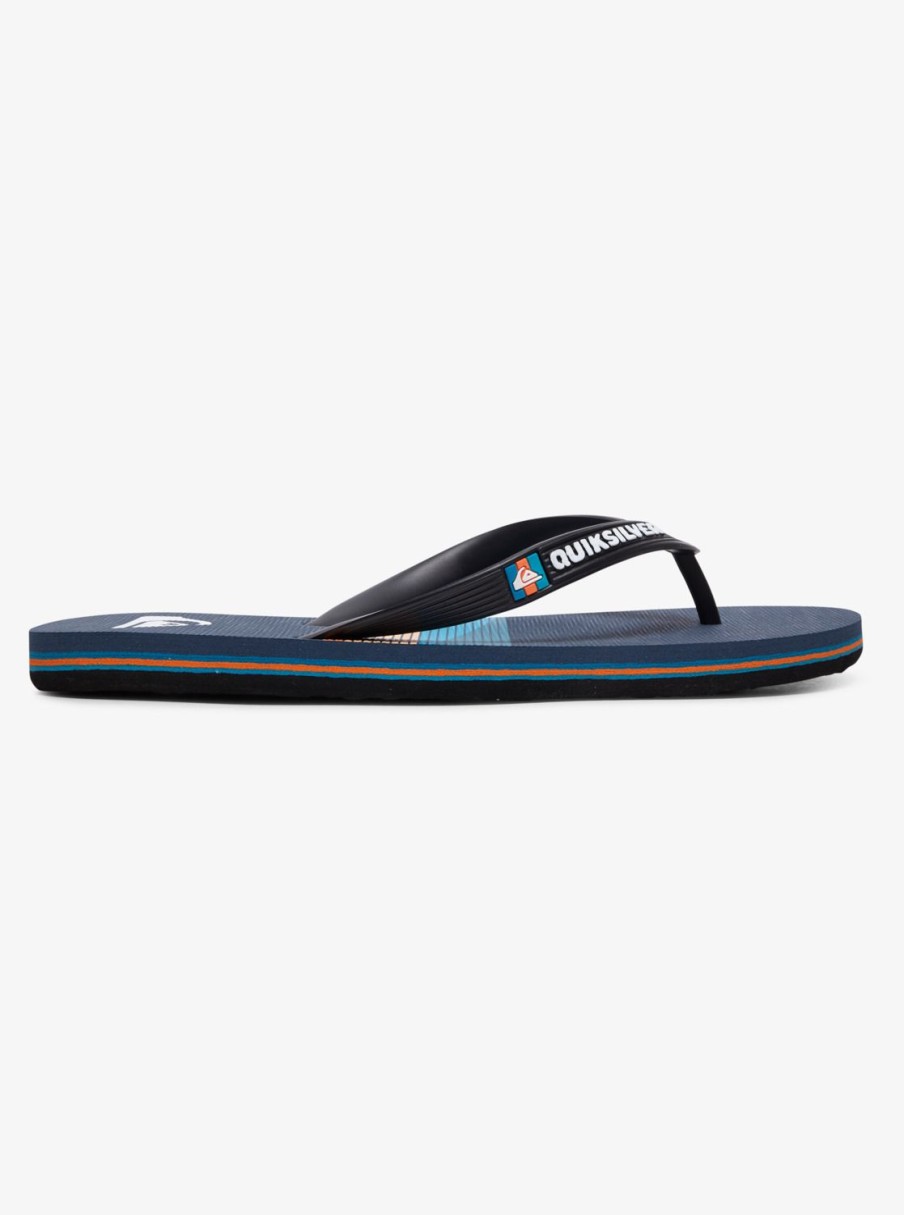 Hombre Quiksilver | Molokai Seasons - Chanclas Para Hombre Black/Blue/Blue