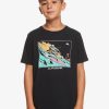 Nino Quiksilver Camisetas | Night Session - Camiseta Para Chicos 8-16 Black