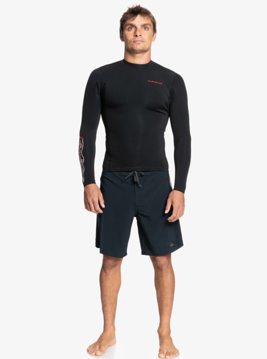 Hombre Quiksilver Trajes De Surf | 1.5Mm Capsule Everyday Sessions - Chaqueta Para Hombre Black