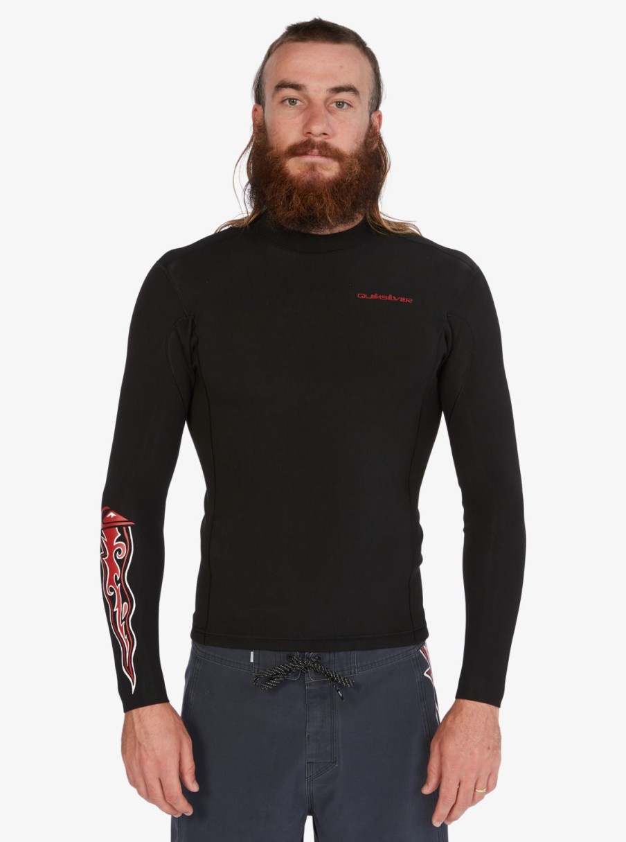 Hombre Quiksilver Trajes De Surf | 1.5Mm Capsule Everyday Sessions - Chaqueta Para Hombre Black