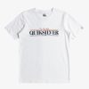 Nino Quiksilver Camisetas | Gradient Line - Camiseta Para Chicos 8-16 White