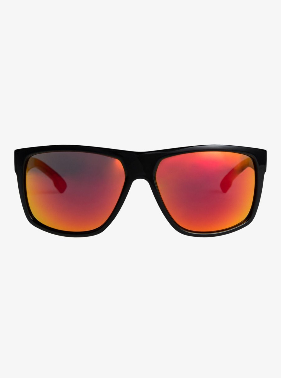 Hombre Quiksilver Gafas De Sol | Transmission - Gafas De Sol Para Hombre Black/Ml Red