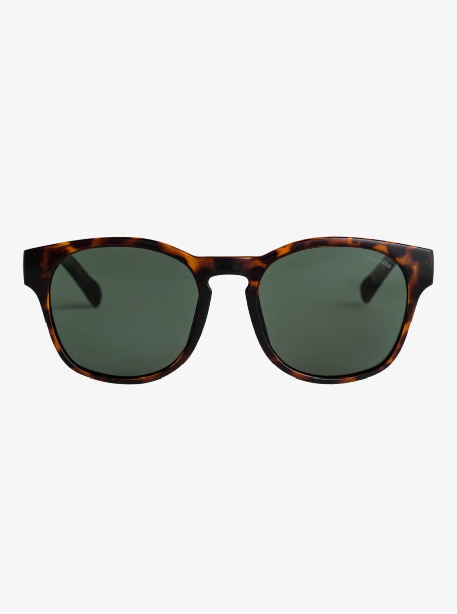 Hombre Quiksilver Gafas De Sol | Patrol P - Gafas De Sol Polarizadas Para Hombre Tortoise Brown/Green Plz